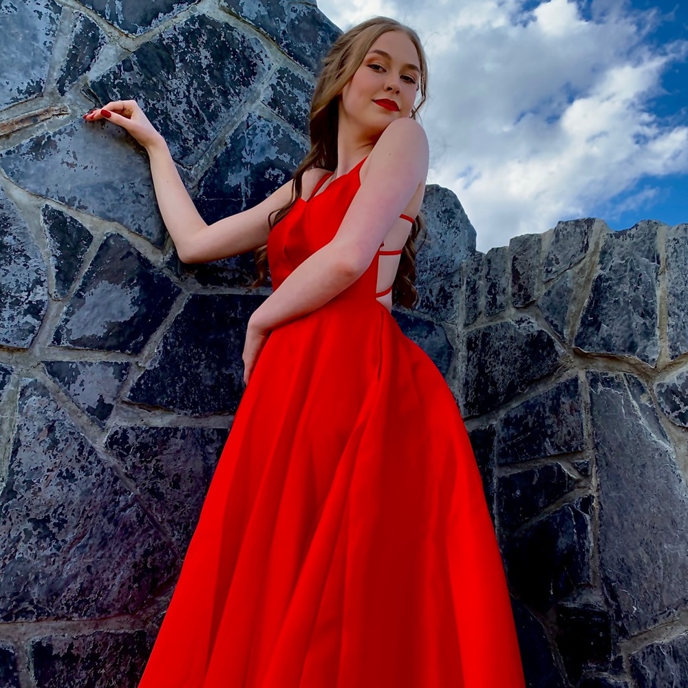 Red Prom Dress (Only Worn Once)